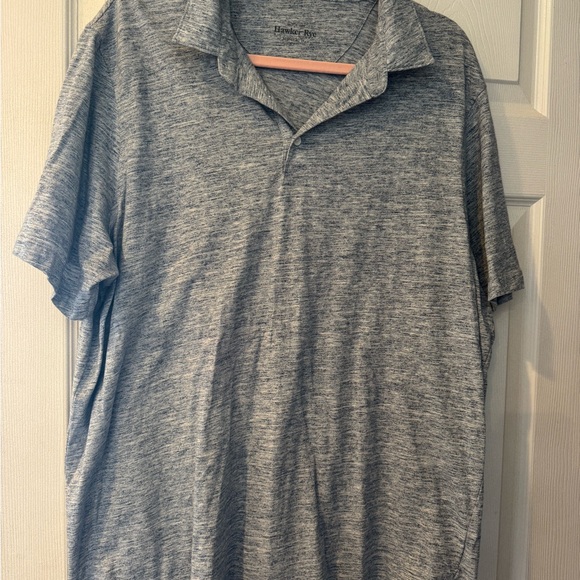 Heathered Gray Men's Polo Shirt - Picture 1 of 3